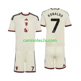Camisolas de futebol Manchester United Cristiano Ronaldo 7 Criança Equipamento 3ª 2026/27 Manga Curta